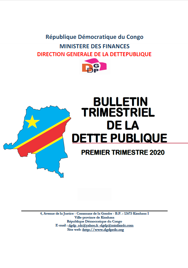 Bulletin de la dette publique premier trimestre 2020