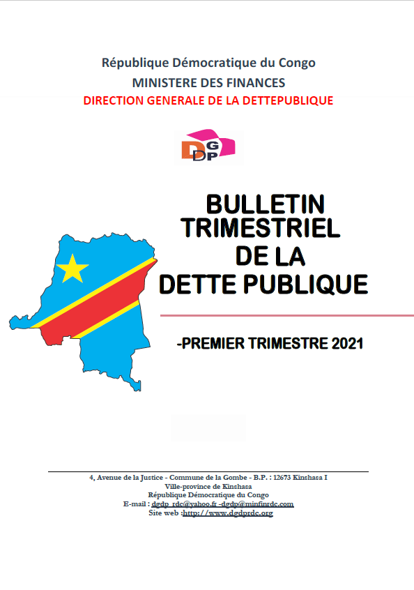 Bulletin trimestriel de la dette publique - premier trimestre 2021