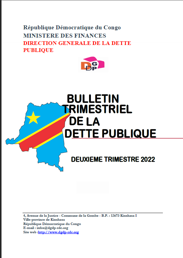 Bulletin trimestriel de la dette publique - deuxième trimestre 2022