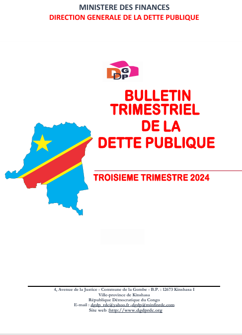 BULLETIN TRIMESTRIEL DE LA DETTE PUBLIQUE  : TROISIEME TRIMESTRE 2024