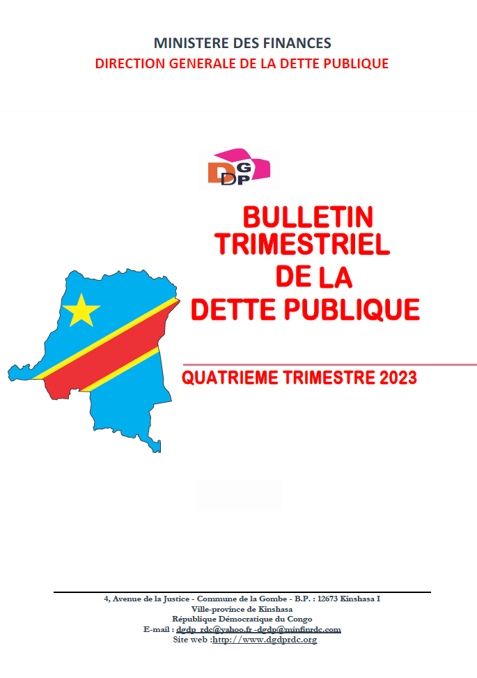 Bulletin trimestriel de la dette publique - quatrième trimestre 2023